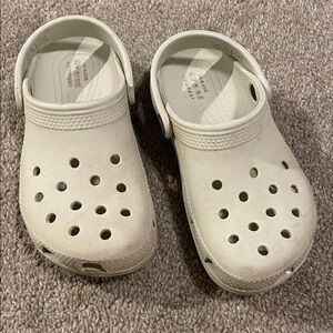 CROCS Classic Clogs in Off-White